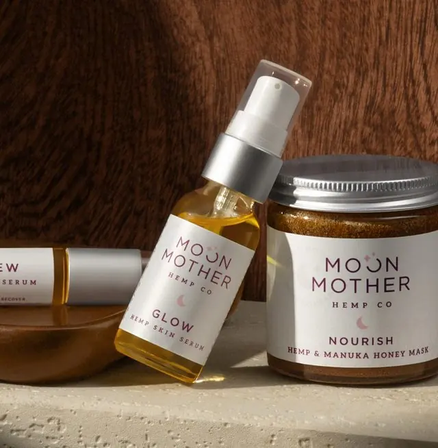 Glow serum, Renew eye serum and Nourish mask