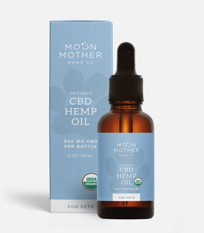 CBD Hemp Oil for pets with its box